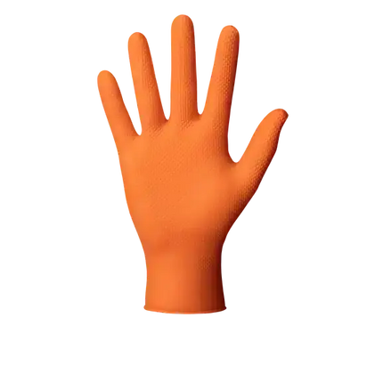 Produktbild Mercator Medical GoGrip Orange einzelner Handschuh