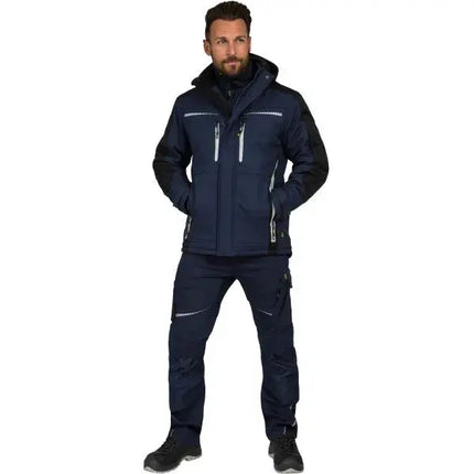 FLEXI30 Flex Line, Winter-Softshelljacke marine-schwarz