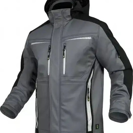 Leibwächter Flex-Line, Winter-Softshelljacke grau/schwarz FLEXI27