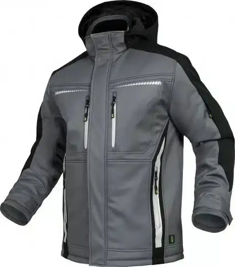Leibwächter Flex-Line, Winter-Softshelljacke grau/schwarz FLEXI27