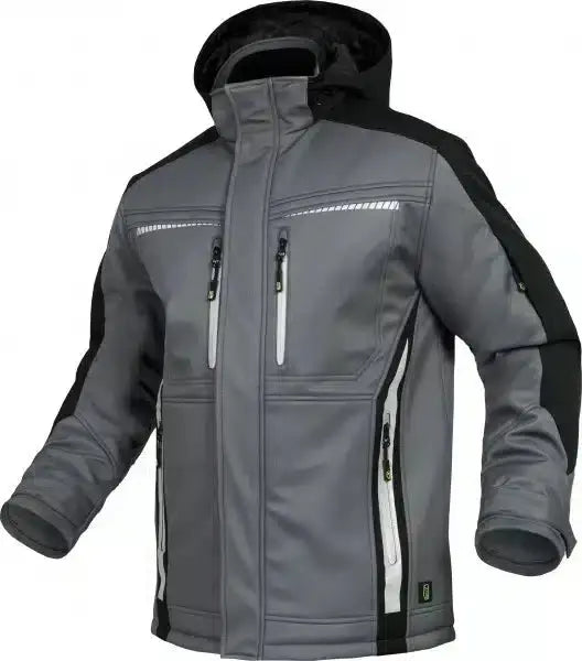 Leibwächter Flex-Line, Winter-Softshelljacke grau/schwarz FLEXI27