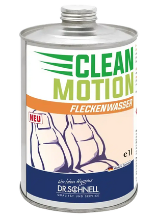 Clean Motion Fleckenwasser 1 Liter von Dr. Schnell, Lösung für Fleckenentfernung, Reinigungsmittel