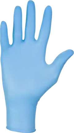 Handschuhbild in Blau