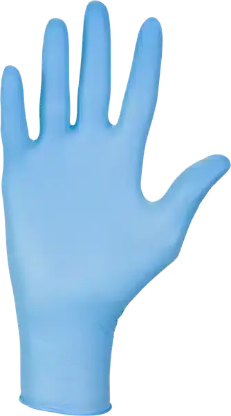 Handschuhbild in Blau