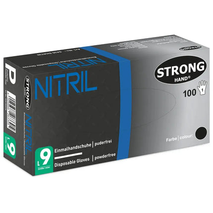 Verpackungsbild Nitrilhandschuhe schwarz