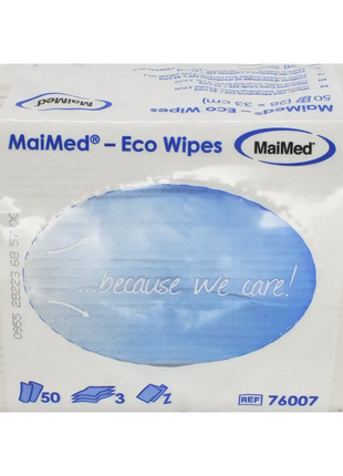 MaiMed Eco Wipes Hygienetücher, 50 Stück, umweltfreundlich, professionelle Reinigung