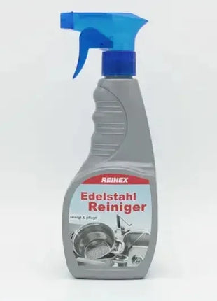 Reinex Edelstahlreiniger Sprayflasche für hygienische Reinigung und Pflege von Edelstahlflächen