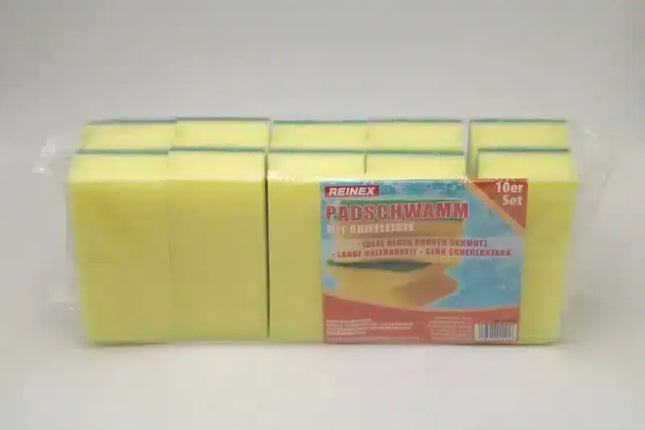 REINEX Pad-Schwamm mit Griff 10er Pack