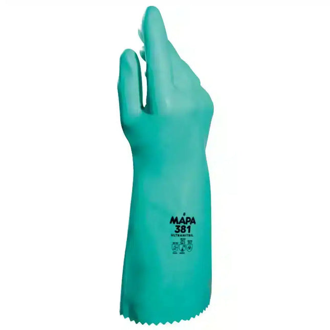 MAPA Ultranitril 391 Chemikalienschutzhandschuh in Grün