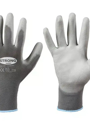 Stronghand Classic Shenzen Nylon Pu Handschuhe Grau