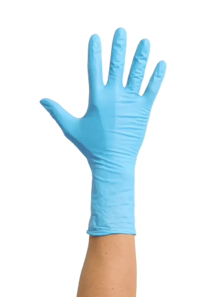 MaiMed Nitril LG Blue lange Stulpe Produktbild