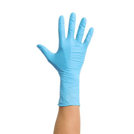 MaiMed Nitril LG Blue lange Stulpe Produktbild