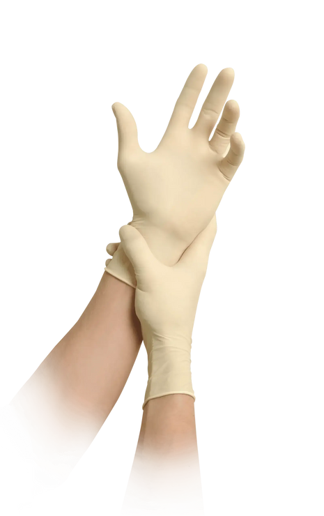Latexhandschuhe Beige 100 Stück MaiMed Sensitiv PF
