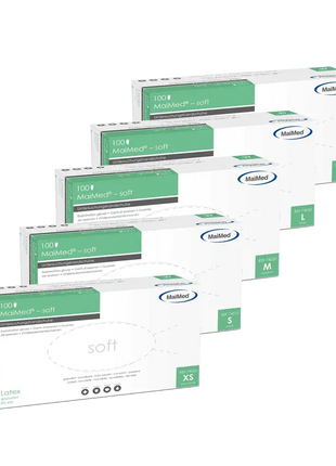 MaiMed Latexhandschuhe Soft 100 Stück