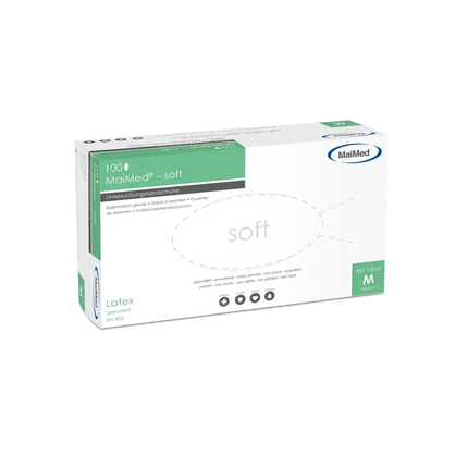 Latexhandschuhe Soft beige 100