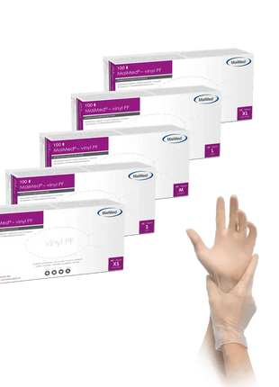 MaiMed Vinylhandschuhe Puderfrei