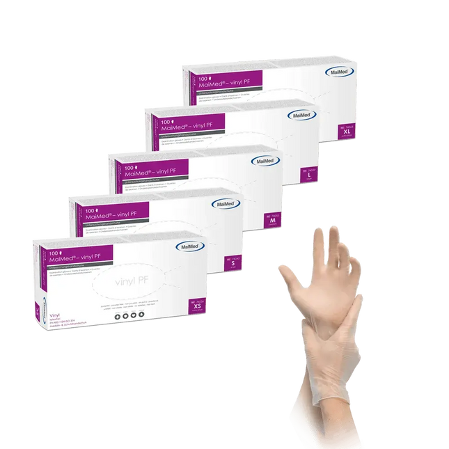 MaiMed Vinylhandschuhe Puderfrei