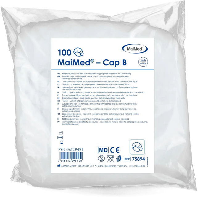 MaiMed Cap B | Baretthaube Universal 100 Stück MaiMed
