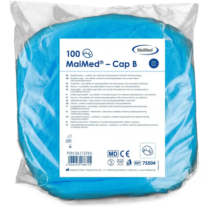 MaiMed Cap B | Baretthaube Universal 100 Stück MaiMed