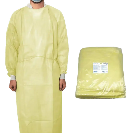 MaiMed Schutzkittel Viruguard Gelb