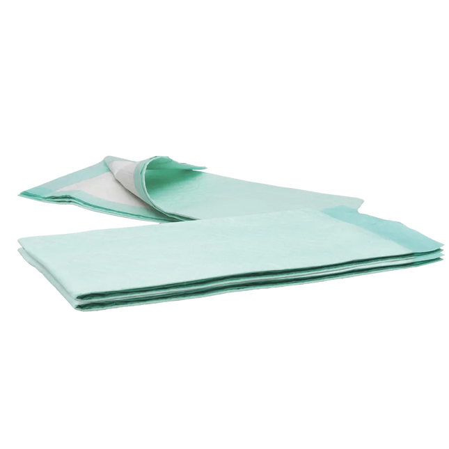 MaiMed Bettschutz 2 x 25 Stück Grün 60x90