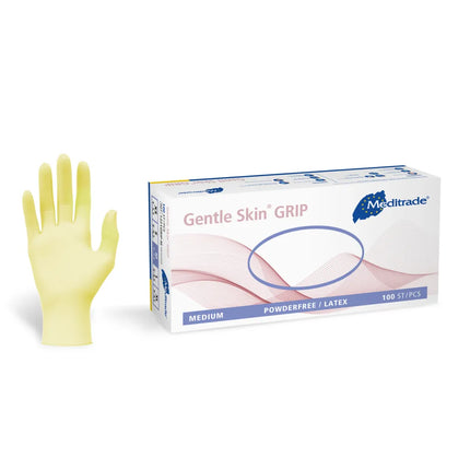 Meditrade Gentle Skin Grip Latexhandschuhe 100 Stück