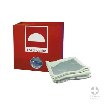 Actiomedic Löschdecke mit Metallbehälter