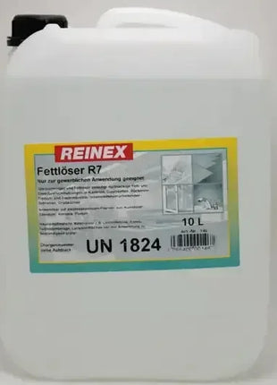 Reinex Fettlöser R7 10L Kanister, professioneller Fettentferner für Küchenreinigung