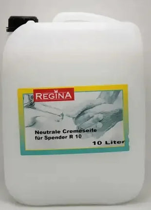 10 Liter Kanister neutrale Cremeseife für Spender R 10, weiße Flasche, Hygieneprodukt
