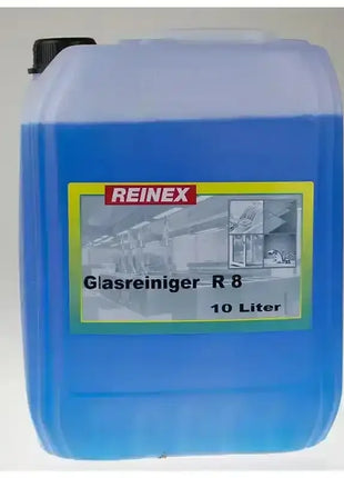 Reinex Glasreiniger R8 Kanister 10 Liter, blauer professioneller Glasreiniger für streifenfreie Sauberkeit