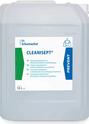 Cleanisept Flächendesinfektionsmittel 10L Kanister, flüssiges Konzentrat für professionelle Oberflächendesinfektion