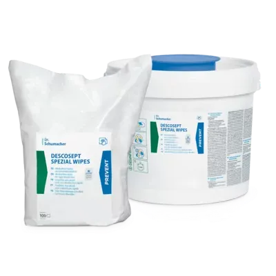DESCOSEPT SPEZIAL WIPES Alkoholfreie Tücher zur Schnelldesinfektion