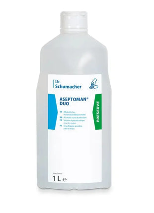 Dr. Schumacher ASEPTOMAN DUO 1L Handdesinfektionsmittel Flasche, alkoholisch, Hygieneschutz