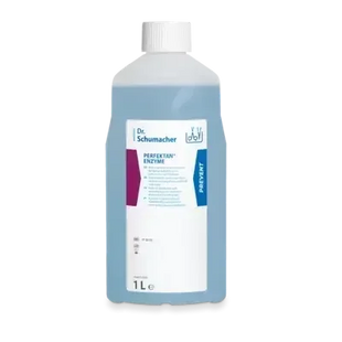 Dr. Schumacher Perfektan Enzyme Desinfektionsmittel 1L Flasche, Medizinprodukt, blaues Reinigungsmittel