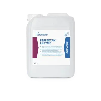 Dr. Schumacher PERFEKTAN ENZYME | Multi-enzymatischer desinfizierender Reiniger zur Aufbereitung von Instrumenten und Endoskopen Dr. Schumacher