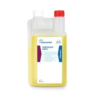 Desinfektionsmittel Dr. Schumacher Perfektan Endo, 1 Liter Flasche, gelbe Flüssigkeit, Medizinprodukte