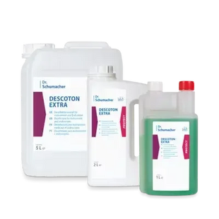 Dr. Schumacher DESCOTON EXTRA Desinfektionsmittel in verschiedenen Kanistern für professionelle Hygiene