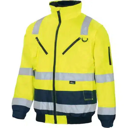 VIZWELL VW126C Pilotenjacke 4 in 1 – Warnschutzjacke Klasse 3