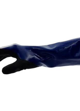Nitril Chemikalienschutzhandschuhe "Chem", 35 cm, blau