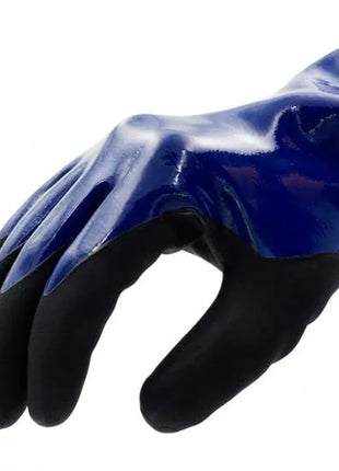 Nitril Chemikalienschutzhandschuhe "Chem", 35 cm, blau