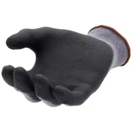 Nitril Handschuhe, "PRO ESD", grau/schwarz, ESD - EN 16350