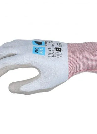 PU Schnittschutzhandschuh "Perfect Cut C", hellblau/grau