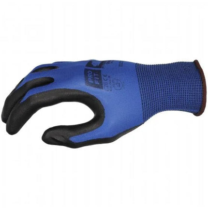 Nitril Handschuhe, "Spike", Mikro-Nitrilschaum, blau, 18 Gauge