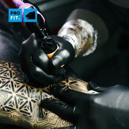 Nitril Einweghandschuhe, 24 cm, schwarz, 100