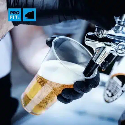 Nitril Einweghandschuhe, 24 cm, schwarz, 100