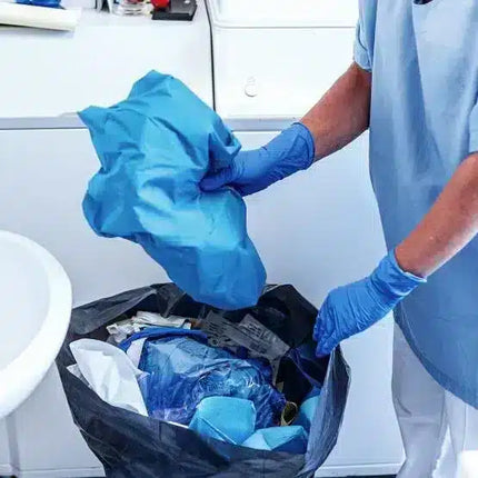 Nitril Einweghandschuhe, Top-Qualität, 30 cm, blau, 100 St.