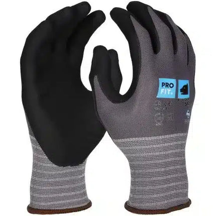 Nitril Handschuhe, "Pro", grau/schwarz
