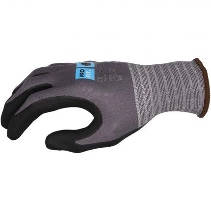 Nitril Handschuhe, "Pro", grau/schwarz