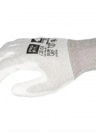 Weißer Schutzhandschuh mit CE-Kennzeichnung, nahtlos, für Hygiene und Arbeitsschutz
