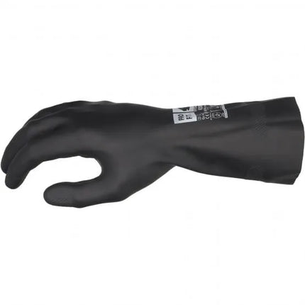 Neopren/Latex Chemikalienschutzhandschuh, 30 cm, schwarz 9
